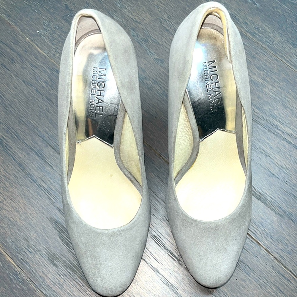 Michael Kors Grey Suede Herls